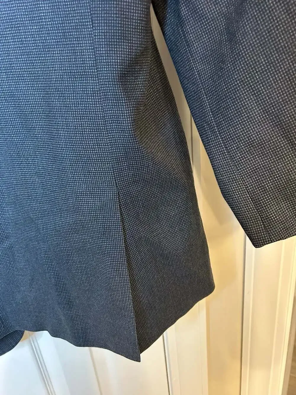 Michael Kors Big & Tall Blue Silk Wool Blend Two-Button Sport Coat Blazer Sz 58L